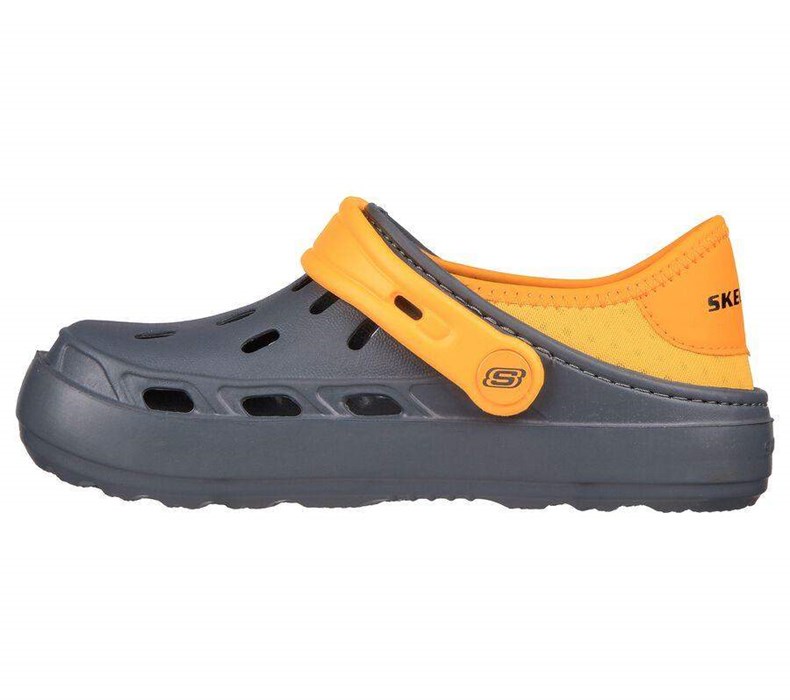 Chlapecké Mokasíny Skechers Swifters II Šedé Oranžové | CNQMEXU-91