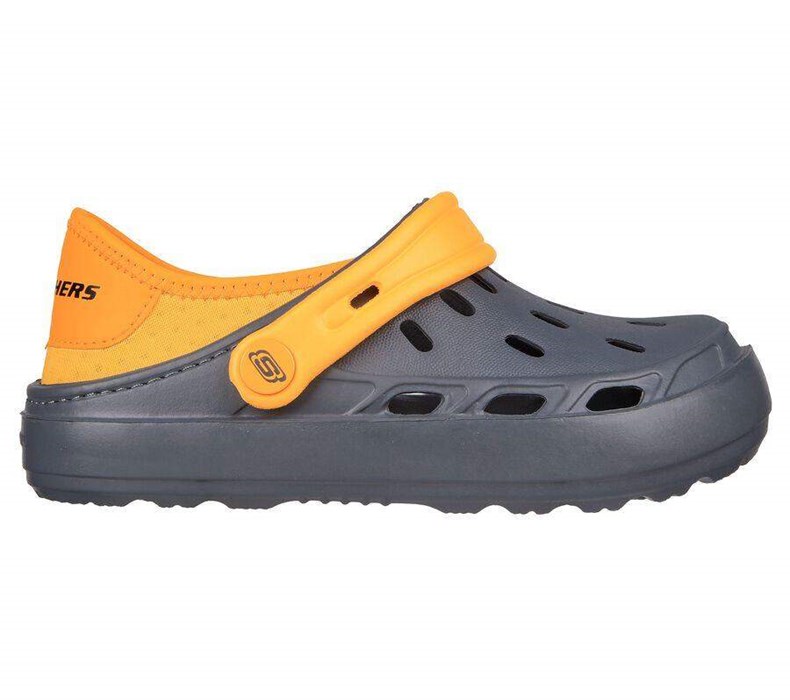 Chlapecké Mokasíny Skechers Swifters II Šedé Oranžové | CNQMEXU-91