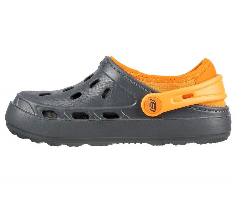 Chlapecké Mokasíny Skechers Swifters II - Be Warmer Podšité Šedé Oranžové | NHXDEQR-79