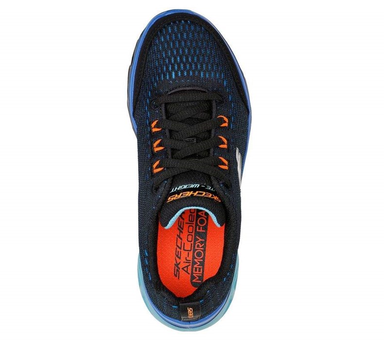 Chlapecké Tenisky Skechers Glide-Step Sportovní - Wave Heat Černé Blankyt | OJCKBEM-19