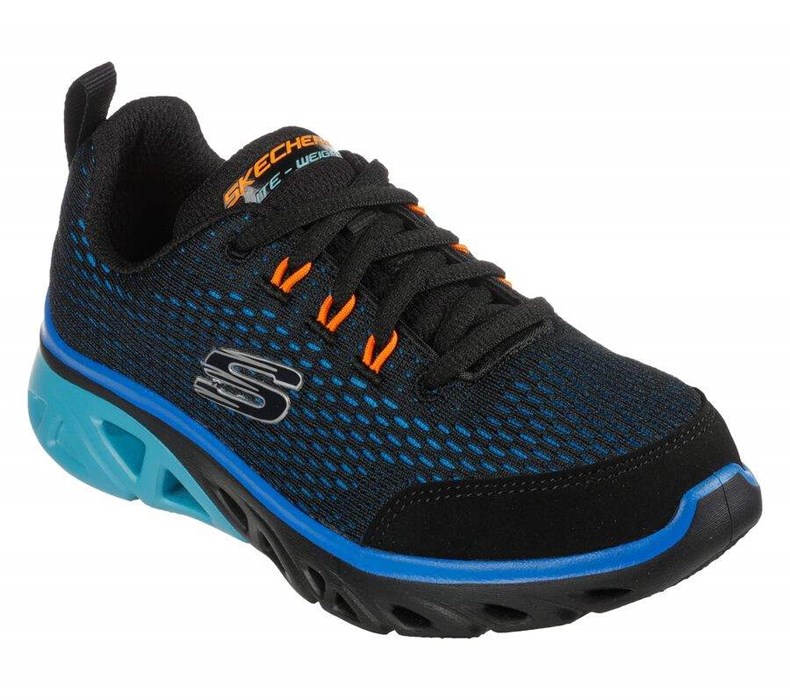 Chlapecké Tenisky Skechers Glide-Step Sportovní - Wave Heat Černé Blankyt | OJCKBEM-19