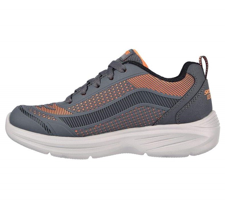 Chlapecké Tenisky Skechers Hyper-Blitz - Aqua-Tronix Šedé Oranžové | EDPKSCU-26