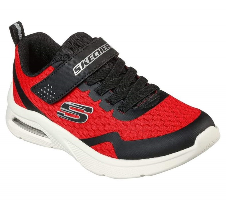 Chlapecké Tenisky Skechers Microspec Max - Torvix Červené Černé | HOTYBXE-08