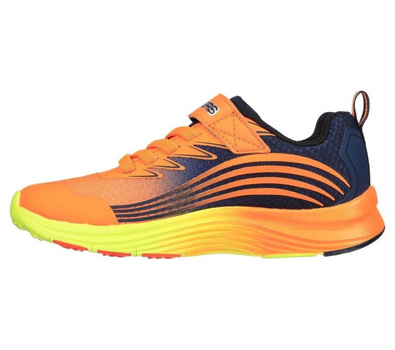 Chlapecké Tenisky Skechers Razor Grip Oranžové Tmavě Blankyt | VTYFKQX-46