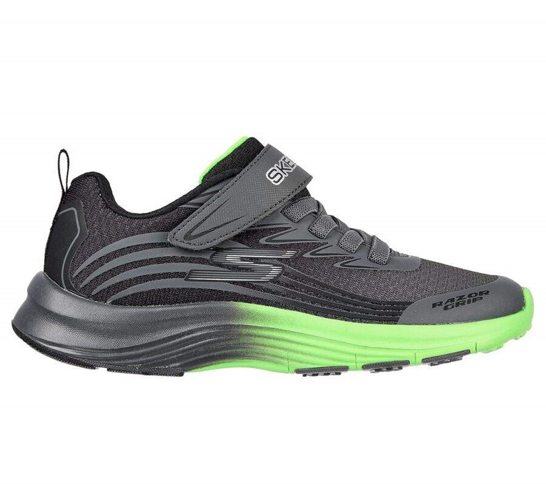 Chlapecké Tenisky Skechers Razor Grip Šedé Zelene | BUNZEPJ-05