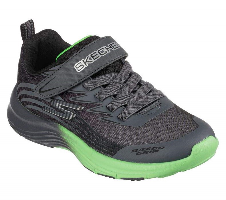 Chlapecké Tenisky Skechers Razor Grip Šedé Zelene | BUNZEPJ-05