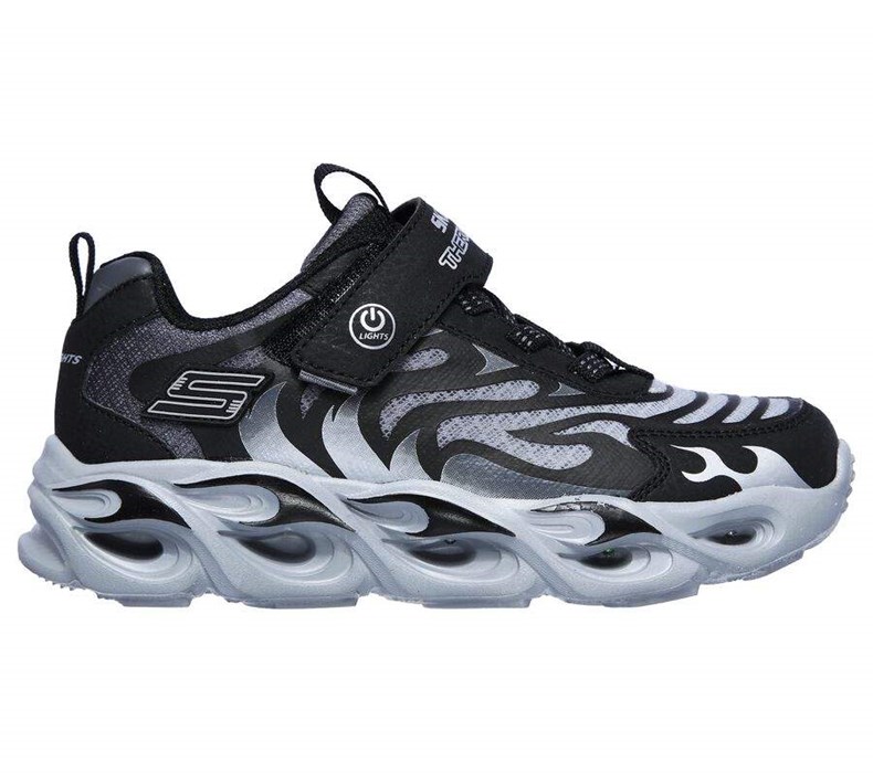 Chlapecké Tenisky Skechers S Lights: Thermo-Flash Černé Šedé | LNWQOGH-95