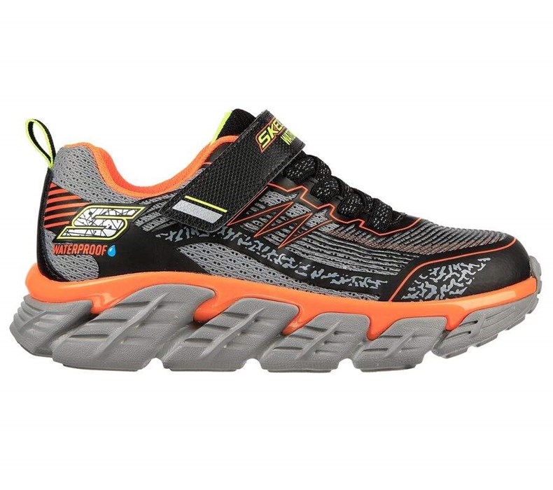 Chlapecké Tenisky Skechers Tech-Grip Šedé Černé | EQPLNBZ-94