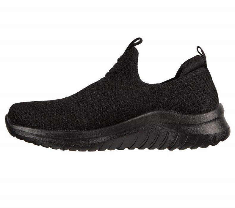 Chlapecké Tenisky Skechers Ultra Flex 2.0 - Mirkon Černé | FXLSQCP-27