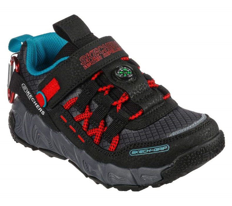 Chlapecké Tenisky Skechers Velocitrek - Pro Scout Černé Červené | BAGCEZJ-72