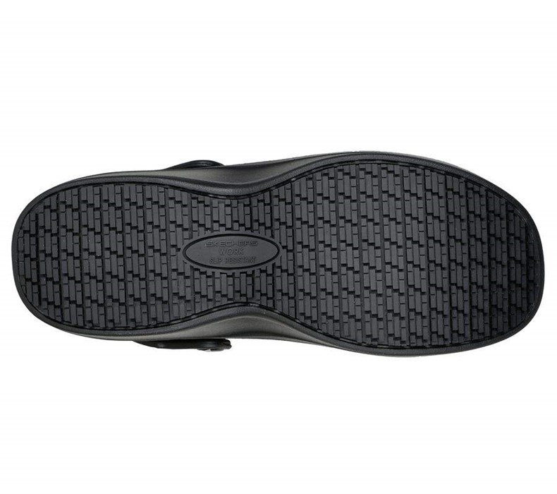 Dámské Bezpečnostní Boty Skechers Arch Fit: Riverbound - Pasay SR Černé | FQYKUDM-70