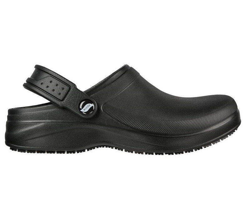 Dámské Bezpečnostní Boty Skechers Arch Fit: Riverbound - Pasay SR Černé | FQYKUDM-70