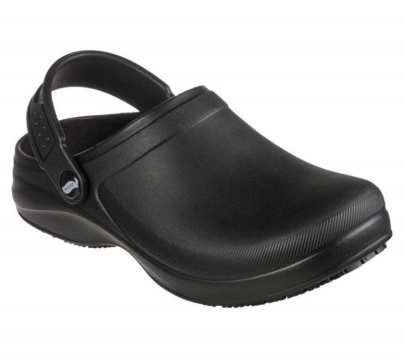 Dámské Bezpečnostní Boty Skechers Arch Fit: Riverbound - Pasay SR Černé | FQYKUDM-70