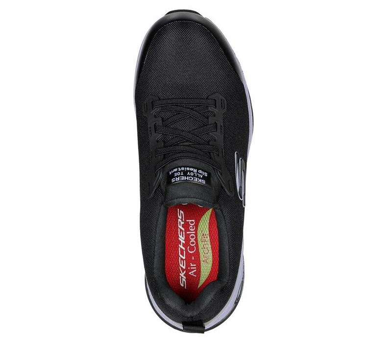 Dámské Bezpečnostní Boty Skechers Arch Fit SR - Evzan Černé Fialové | HMTCLEO-36