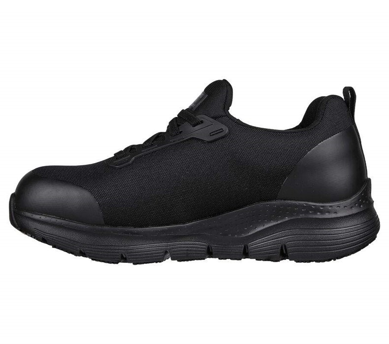 Dámské Bezpečnostní Boty Skechers Arch Fit SR - Evzan Černé | NIRDZEY-62