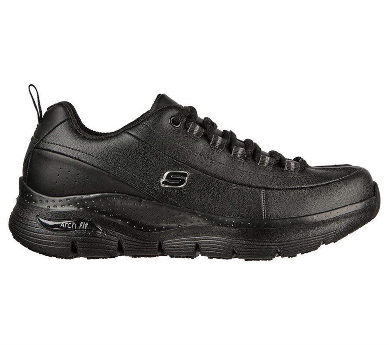 Dámské Bezpečnostní Boty Skechers Arch Fit SR - Trickell II Černé | SHCBRTI-96