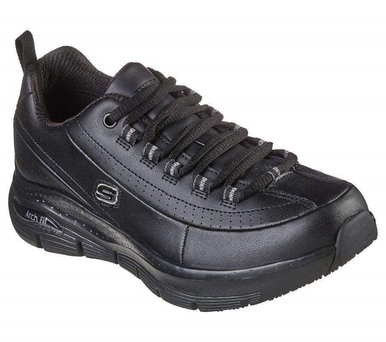 Dámské Bezpečnostní Boty Skechers Arch Fit SR - Trickell II Černé | SHCBRTI-96