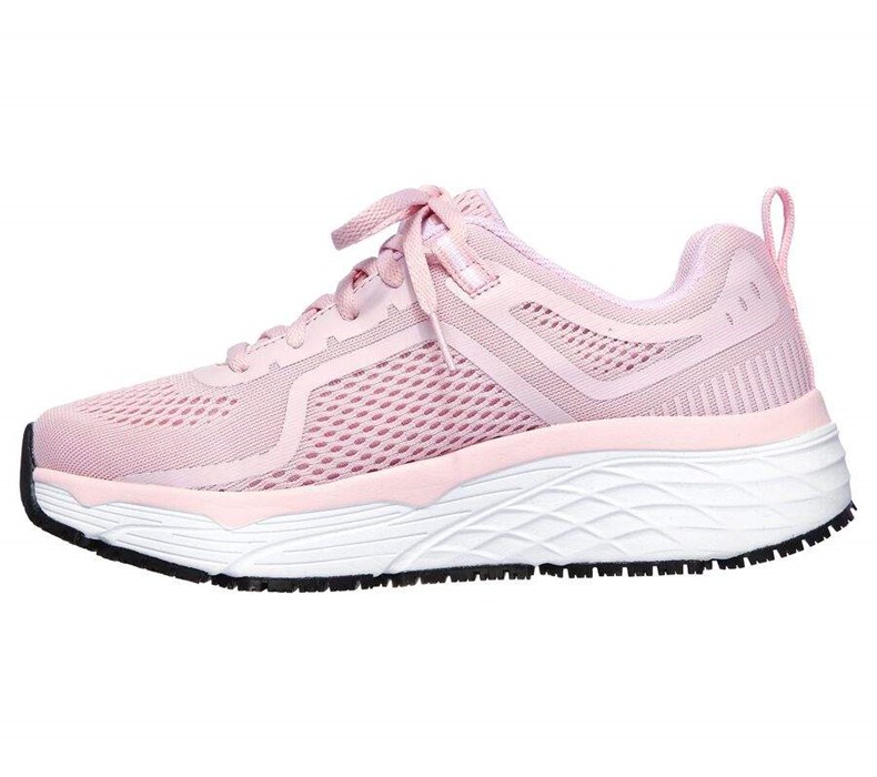 Dámské Bezpečnostní Boty Skechers Max Cushioning Elite SR - Banham Růžové | GEIXMYV-64