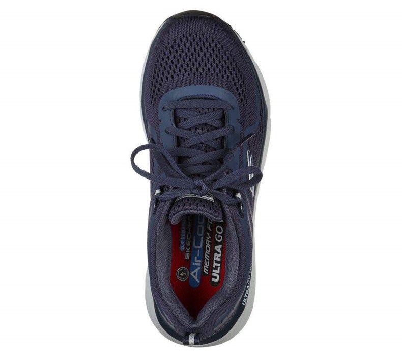 Dámské Bezpečnostní Boty Skechers Max Cushioning Elite SR - Banham Tmavě Blankyt | GLTXFKZ-19