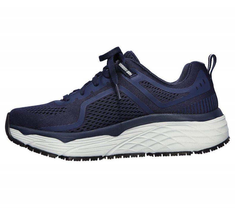 Dámské Bezpečnostní Boty Skechers Max Cushioning Elite SR - Banham Tmavě Blankyt | GLTXFKZ-19