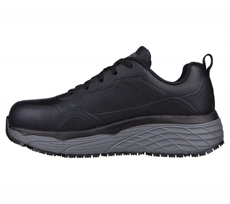 Dámské Bezpečnostní Boty Skechers Max Cushioning Elite SR - Ralip Černé | HUKOMPI-76