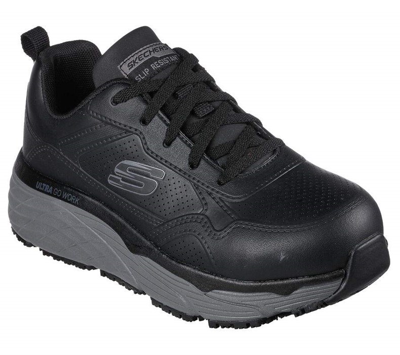 Dámské Bezpečnostní Boty Skechers Max Cushioning Elite SR - Ralip Černé | HUKOMPI-76