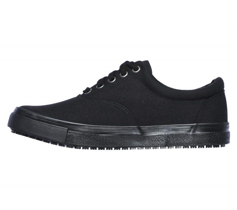 Dámské Bezpečnostní Boty Skechers Relaxed Fit: Sudler SR Černé | HYLPQDK-28