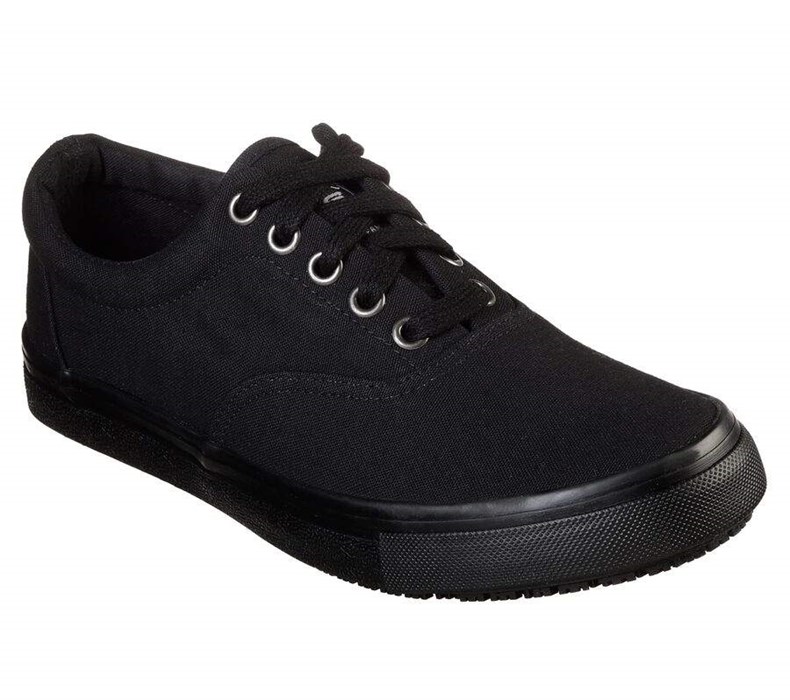 Dámské Bezpečnostní Boty Skechers Relaxed Fit: Sudler SR Černé | HYLPQDK-28