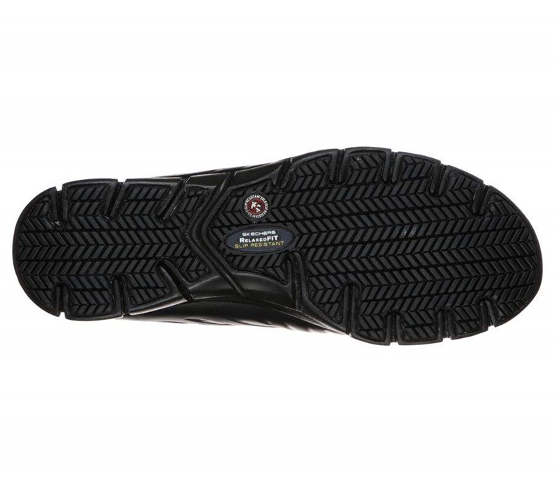 Dámské Bezpečnostní Boty Skechers Relaxed Fit - Eldred SR Černé | IASWCPE-54