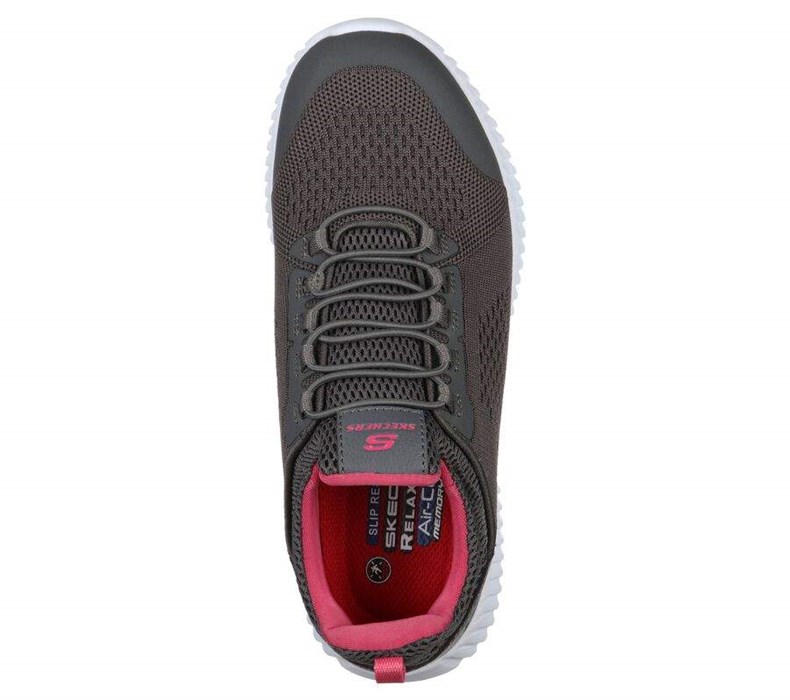 Dámské Bezpečnostní Boty Skechers Relaxed Fit: Cessnock - Carrboro SR Šedé | JEWUTMS-48