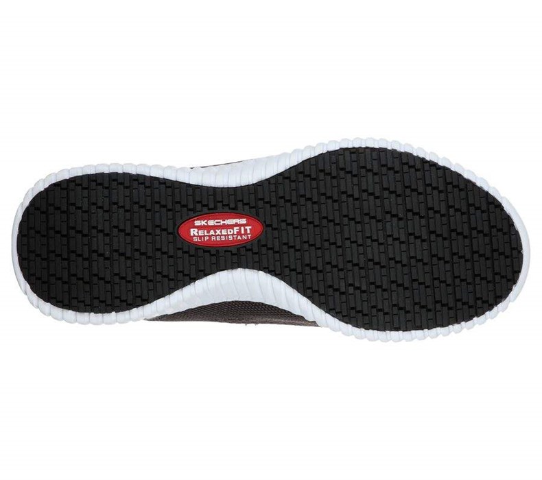 Dámské Bezpečnostní Boty Skechers Relaxed Fit: Cessnock - Carrboro SR Šedé | JEWUTMS-48