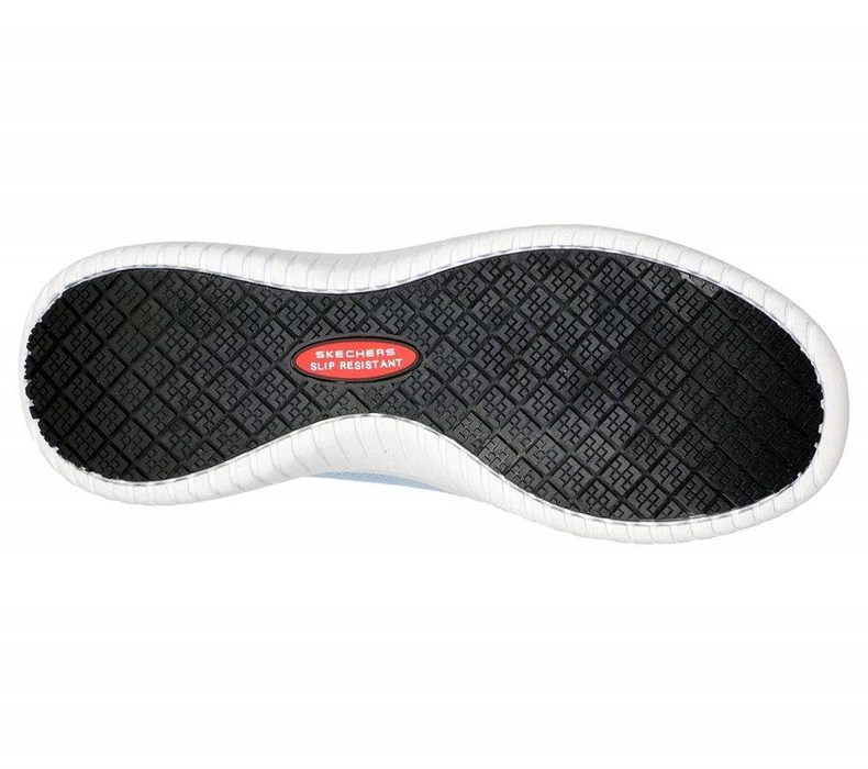 Dámské Bezpečnostní Boty Skechers Relaxed Fit: Ultra Flex SR Světle Blankyt Bílé | OTZSGVF-01