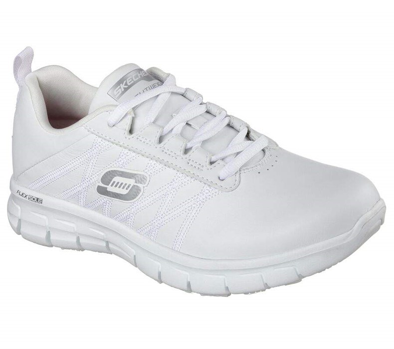 Dámské Bezpečnostní Boty Skechers Relaxed Fit: Sure Track - Erath SR Bílé | SNDGPAM-35