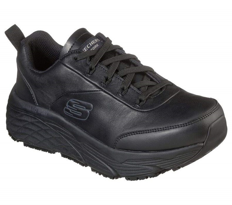 Dámské Bezpečnostní Boty Skechers Relaxed Fit: Max Cushioning Elite SR - Kajus Černé | TUBSRJQ-72