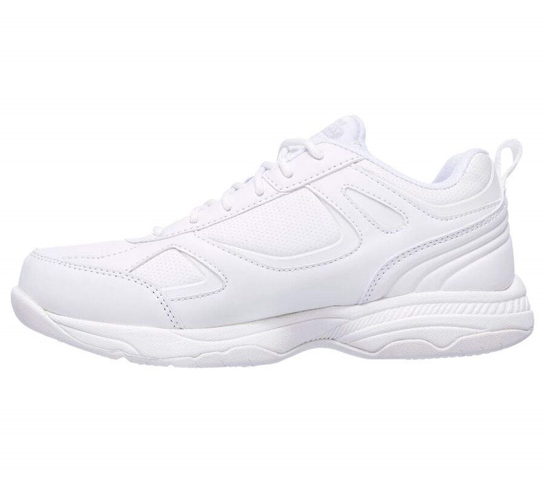 Dámské Bezpečnostní Boty Skechers Relaxed Fit: Dighton - Bricelyn SR Bílé | VPOZYIH-01