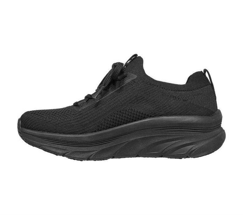 Dámské Bezpečnostní Boty Skechers Relaxed Fit: D'Lux Walker SR - Ozema Černé | YHGQIKE-73