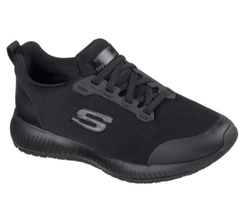 Dámské Bezpečnostní Boty Skechers Squad SR Černé | TLHYIFP-90