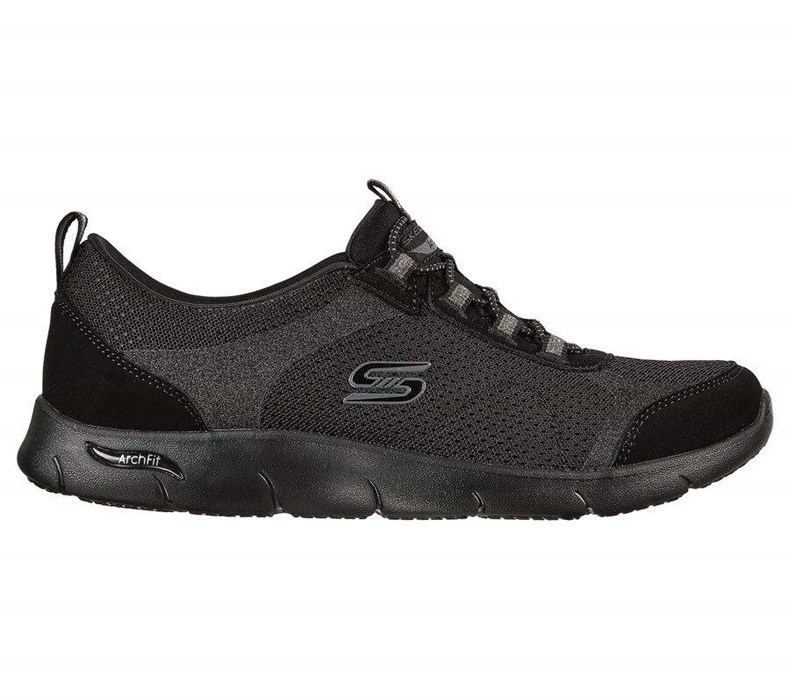 Dámské Boty Casual Skechers Arch Fit Refine - Her Best Černé | DULBFVG-90