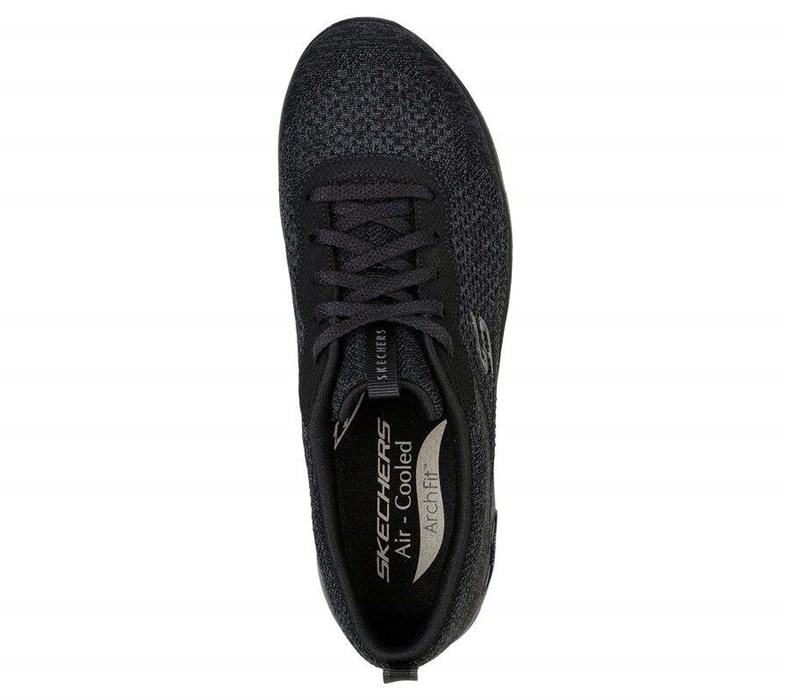 Dámské Boty Casual Skechers Arch Fit Refine - Lavish Černé | ULPFHTX-19