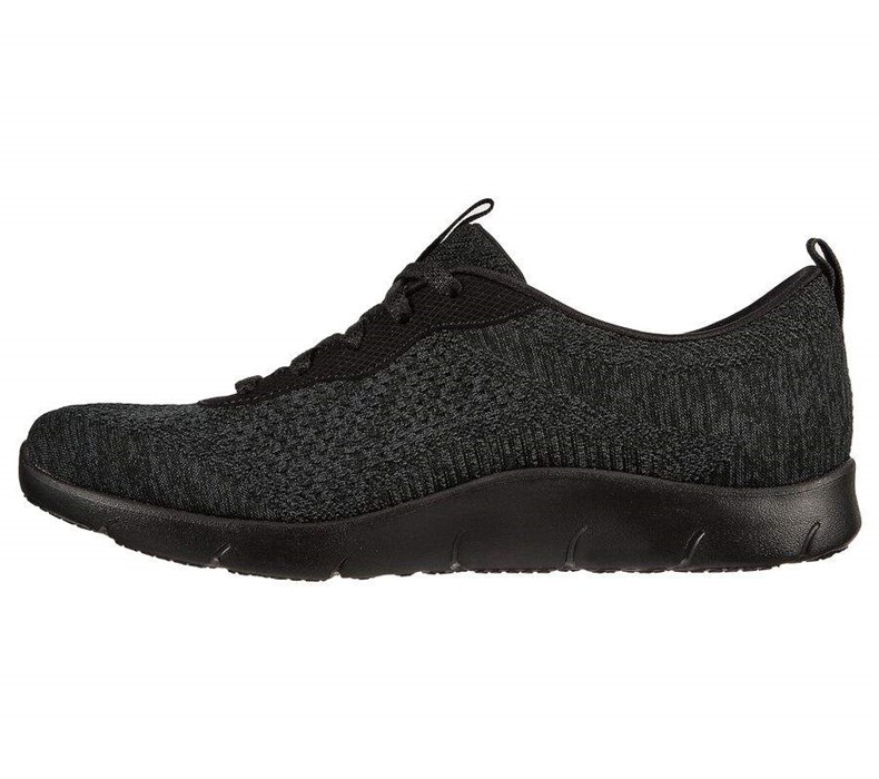 Dámské Boty Casual Skechers Arch Fit Refine - Lavish Černé | ULPFHTX-19