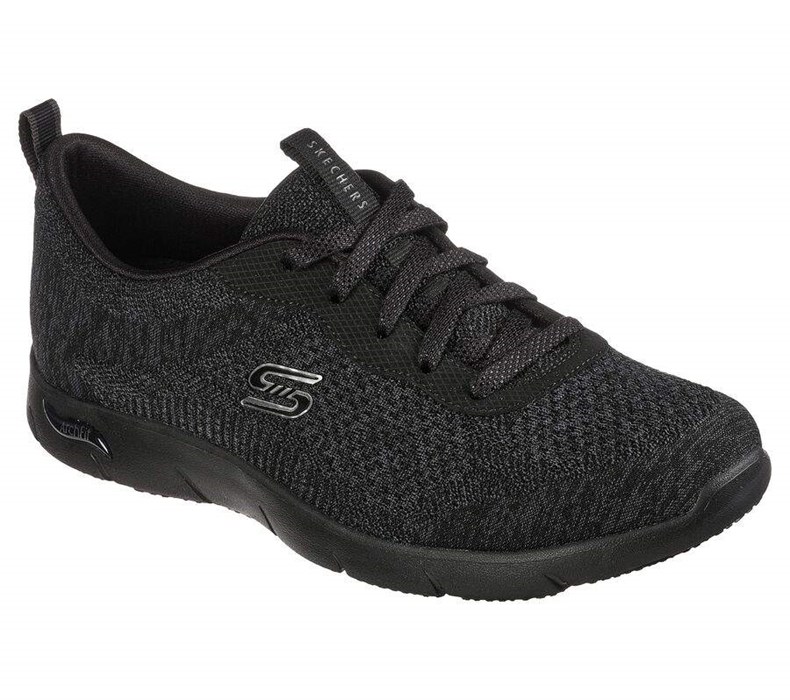 Dámské Boty Casual Skechers Arch Fit Refine - Lavish Černé | ULPFHTX-19