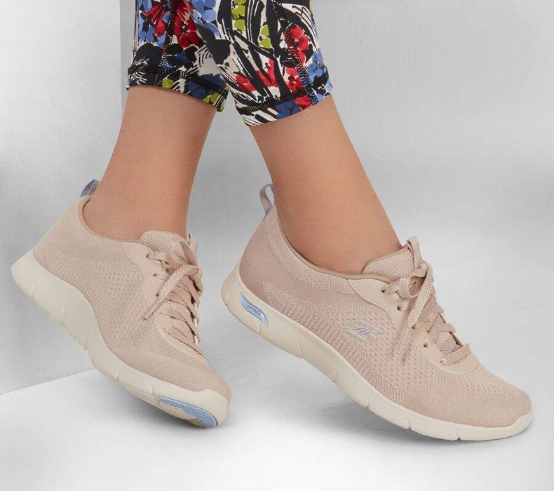 Dámské Boty Casual Skechers Arch Fit Refine - Lavish Šedé Hnědé | XVTILJZ-89