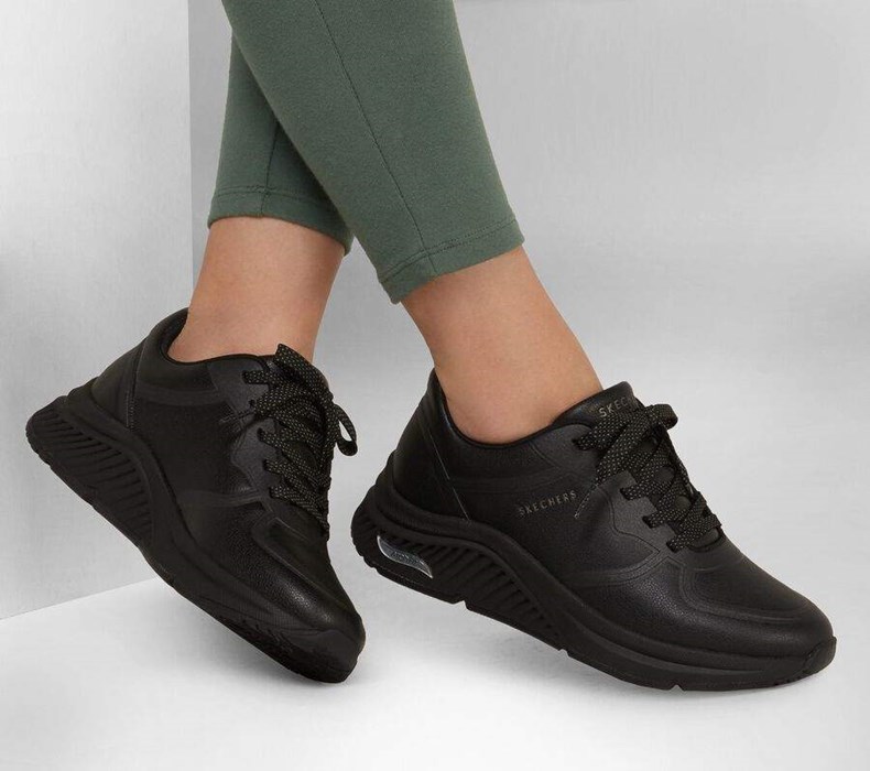 Dámské Boty Casual Skechers Arch Fit: S-Miles - Mile Makers Černé | CKBPRHF-45