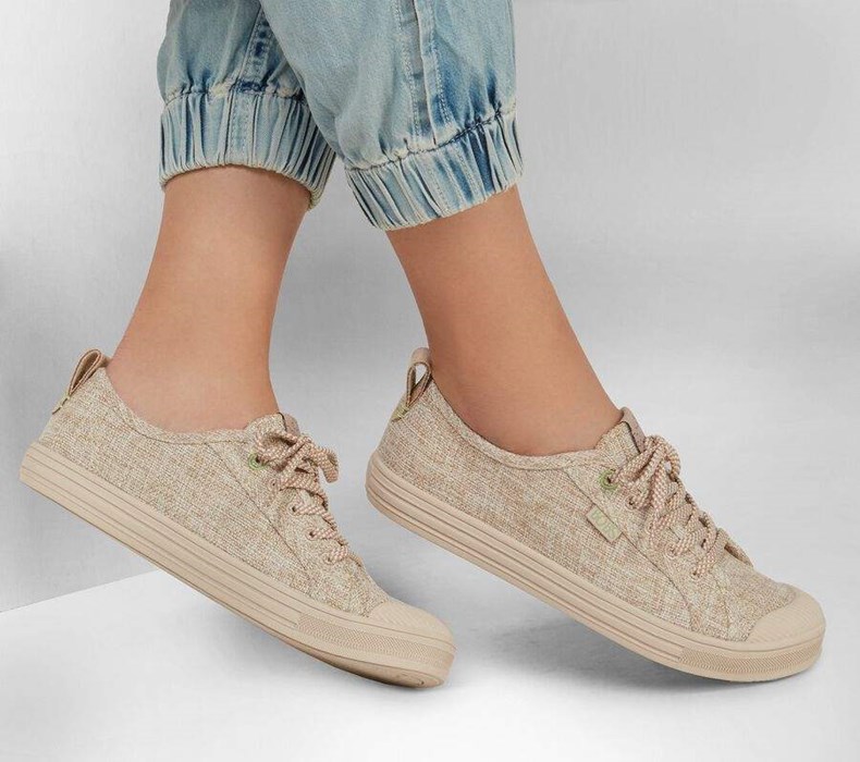 Dámské Boty Casual Skechers BOBS B Cool - Daisy Disco Béžový | DQVEOBM-81