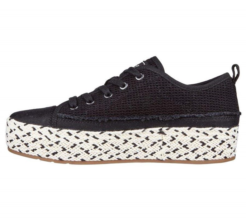 Dámské Boty Casual Skechers BOBS Sesame - Cute Výška Černé | ZYIWNOE-58