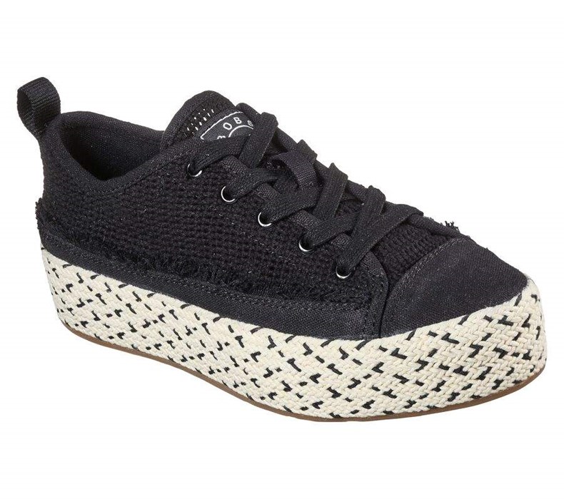 Dámské Boty Casual Skechers BOBS Sesame - Cute Výška Černé | ZYIWNOE-58