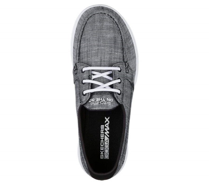 Dámské Boty Casual Skechers GOwalk Lite - Isla Černé Bílé | BYVPZXF-43