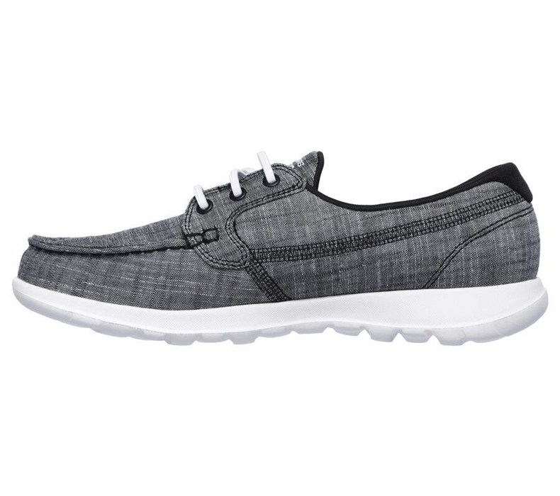 Dámské Boty Casual Skechers GOwalk Lite - Isla Černé Bílé | BYVPZXF-43