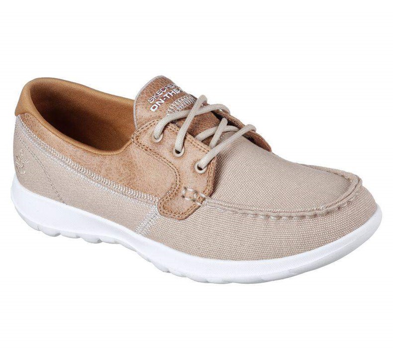 Dámské Boty Casual Skechers GOwalk Lite - Coral Béžový | ZPEGYOA-79