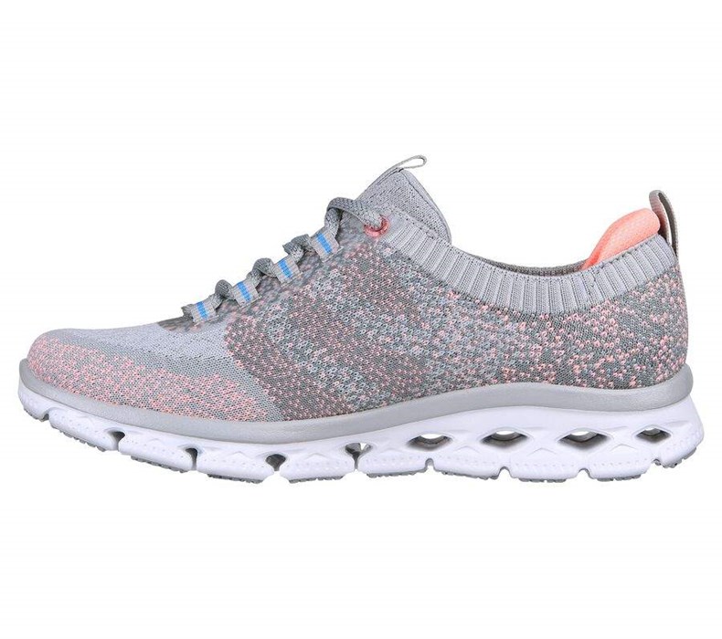 Dámské Boty Casual Skechers Glide-Step Flex - Cosmic Spirit Šedé Růžové | TZNGWXH-93